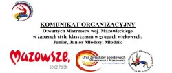 OTWARTE MISTRZOSTWA woj. MAZOWIECKIEGO - RADOM 2021